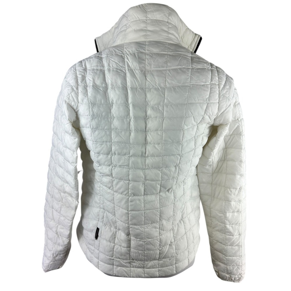 The North Face ThermoBall Jacket Womens Size XS White Full Zip Light Puffer Coat - Picture 8 of 13